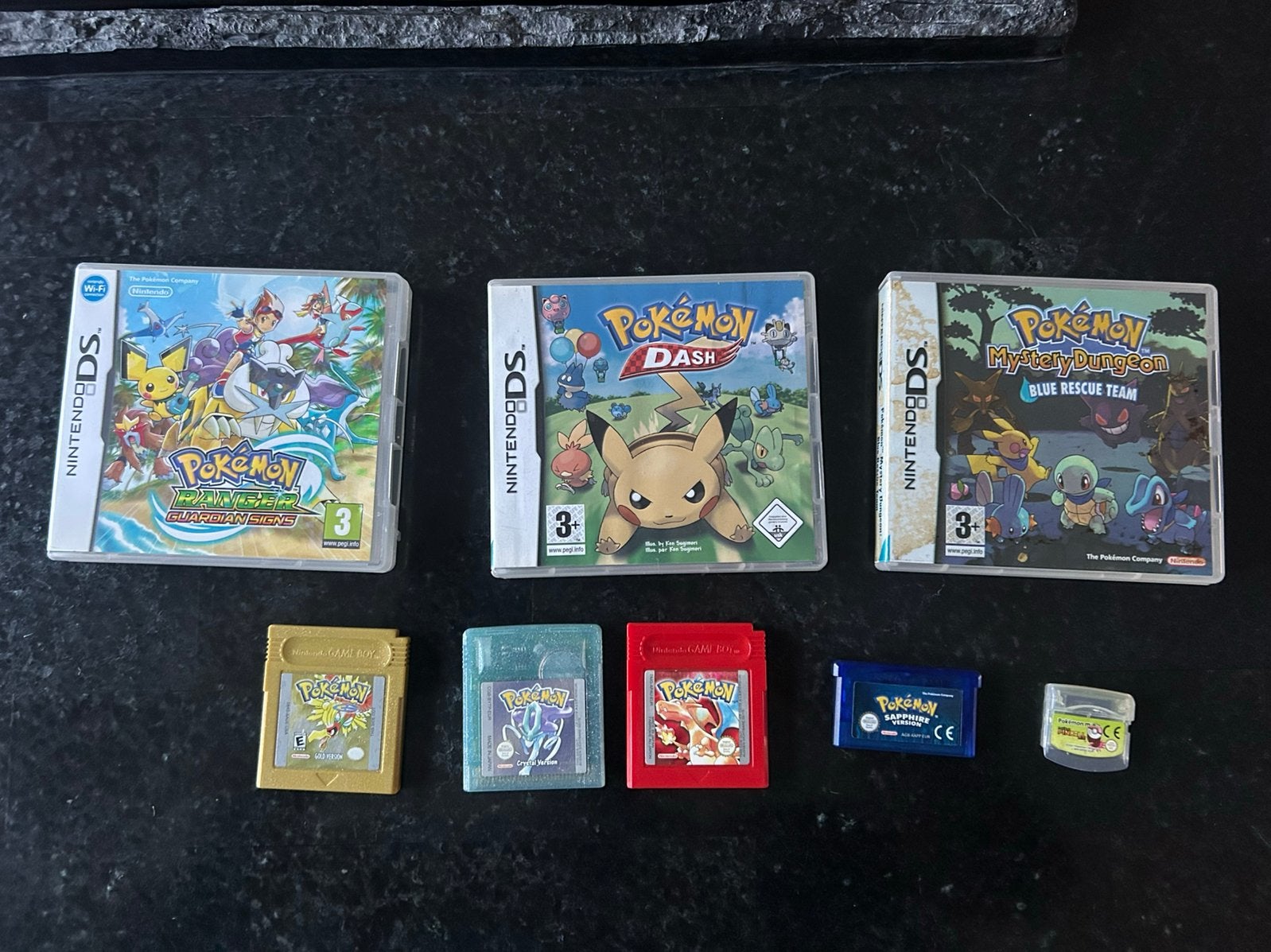 Pokemon nintento gameboy red crystal gold sapphire Dash, Spelcomputers en Games, Avontuur en Actie, 1 speler, Ophalen of Verzenden