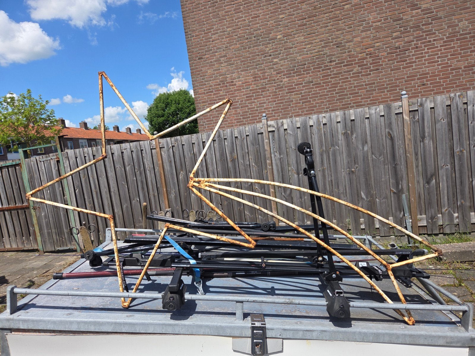 Kerst 2 × ster en 2× hert ijzer  groot model, Ophalen, Overige typen, Minder dan 2 meter