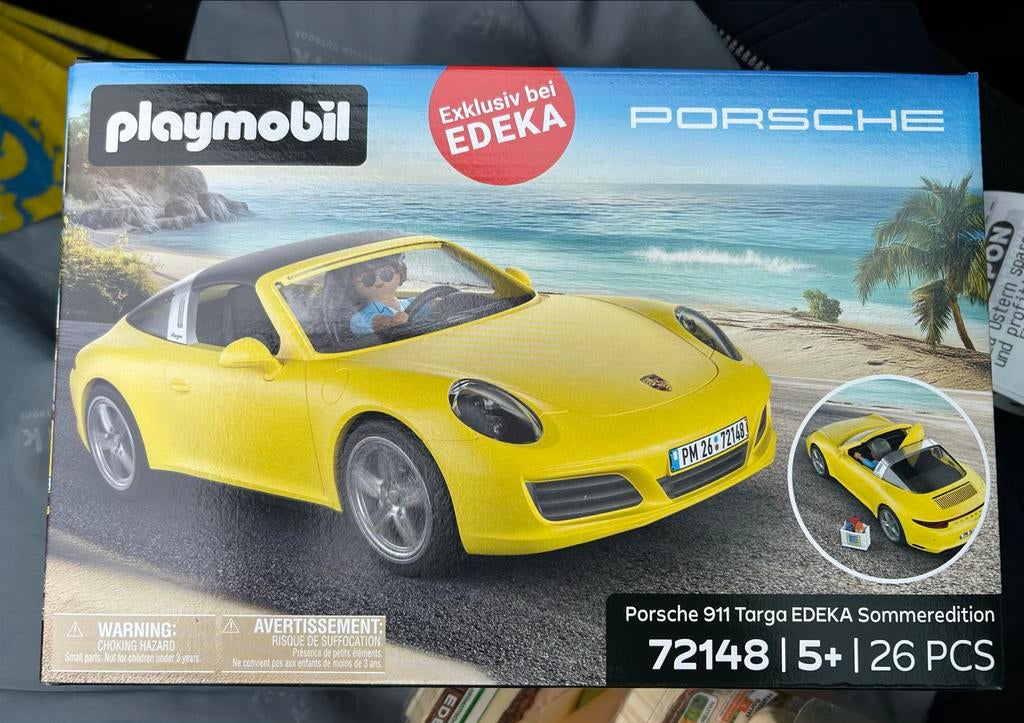 Playmobil Porsche 72148 Edeka Speciale Editie, Ophalen of Verzenden, Nieuw, Complete set