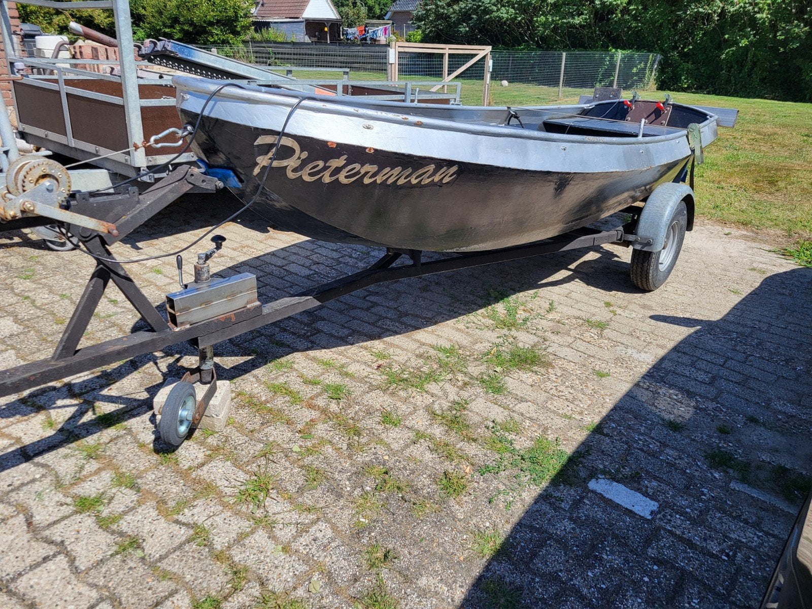 Yamaha 8 pk buitenboordmotor met boot en trailer, Ophalen, Gebruikt, 5 tot 10 pk, Buitenboordmotor