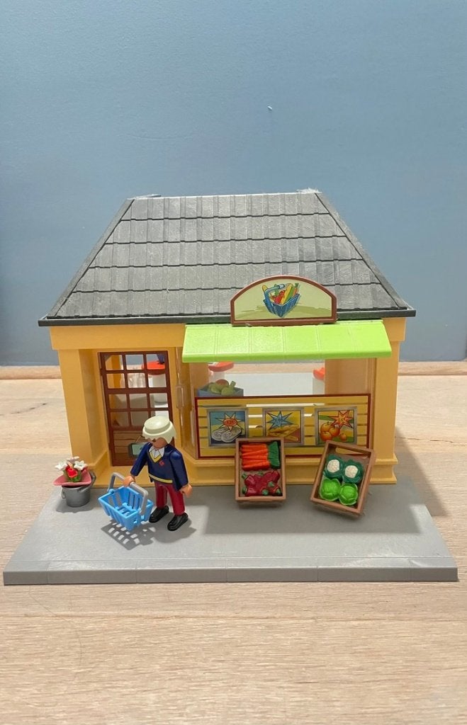 Play mobiel city Winkel, Kinderen en Baby's, Ophalen, Gebouw, Complete set, Zo goed als nieuw