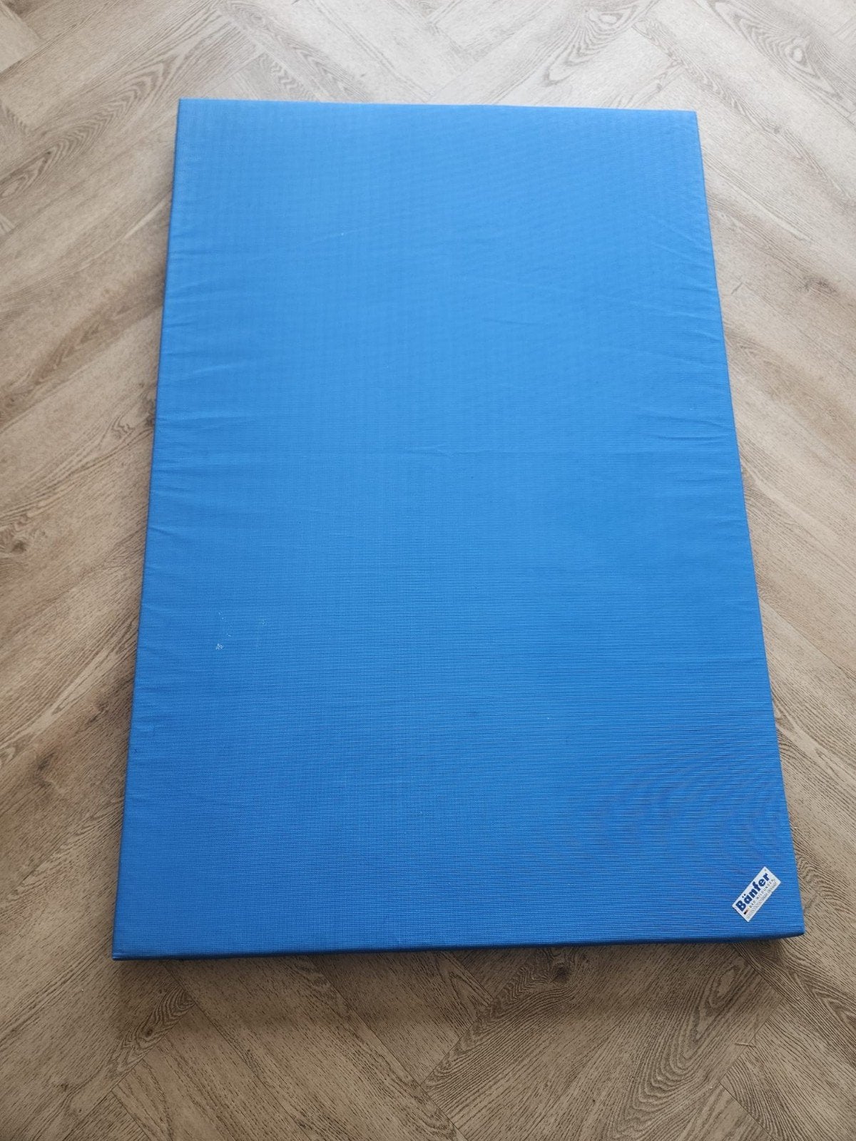 Bänfer Valmat / Turnmat Blauw 148x99x6 cm, Ophalen of Verzenden, Gebruikt, Fitnessmat