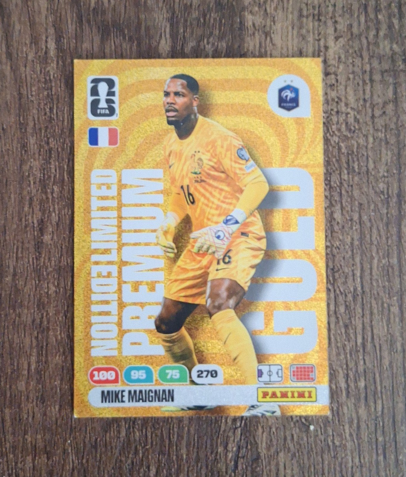 Mike Maignan FIFA Adrenalyn WK 2026 Limited Edition Gold, Ophalen of Verzenden, Zo goed als nieuw, Buitenlandse clubs, Spelerskaart