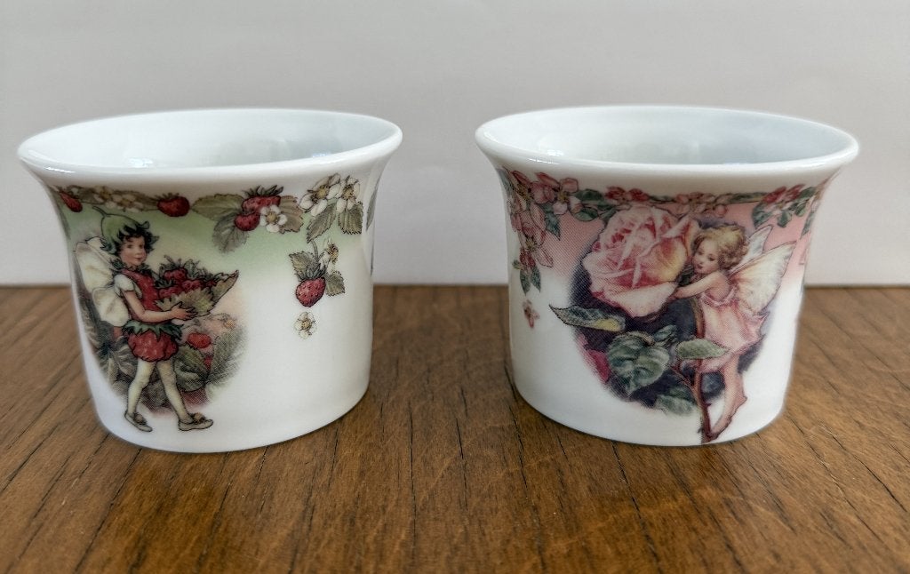 2 Royal Worcester Flower Faries waxinelichthouders(2001), Ophalen