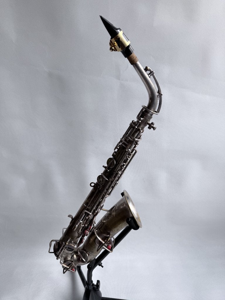 Buescher True Tone alt saxofoon uit 1923, Ophalen of Verzenden, Gebruikt, Alt, Met koffer