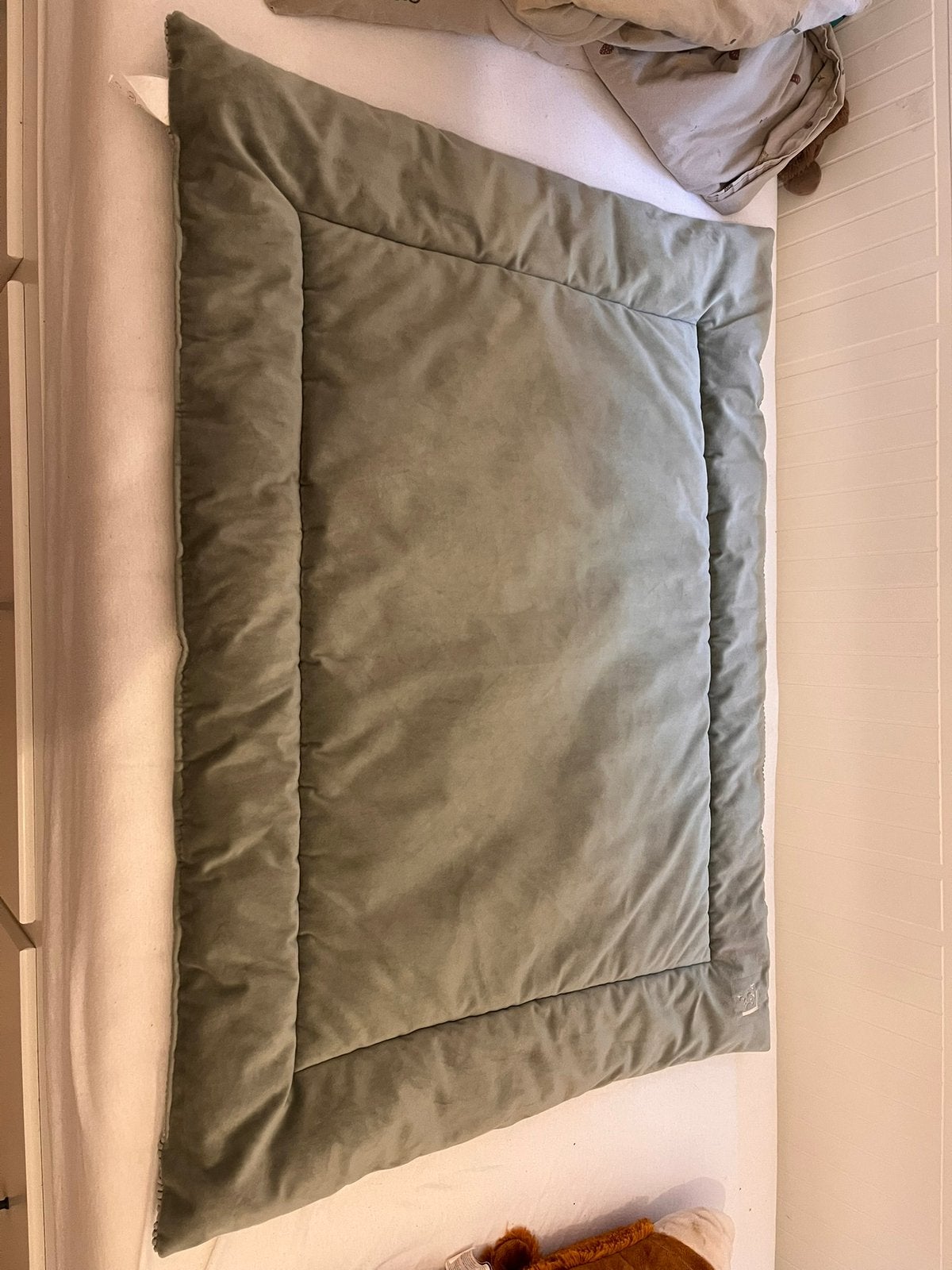 Boxkleed kleur groen, Ophalen, Gebruikt, Rechthoekig, Boxkleed