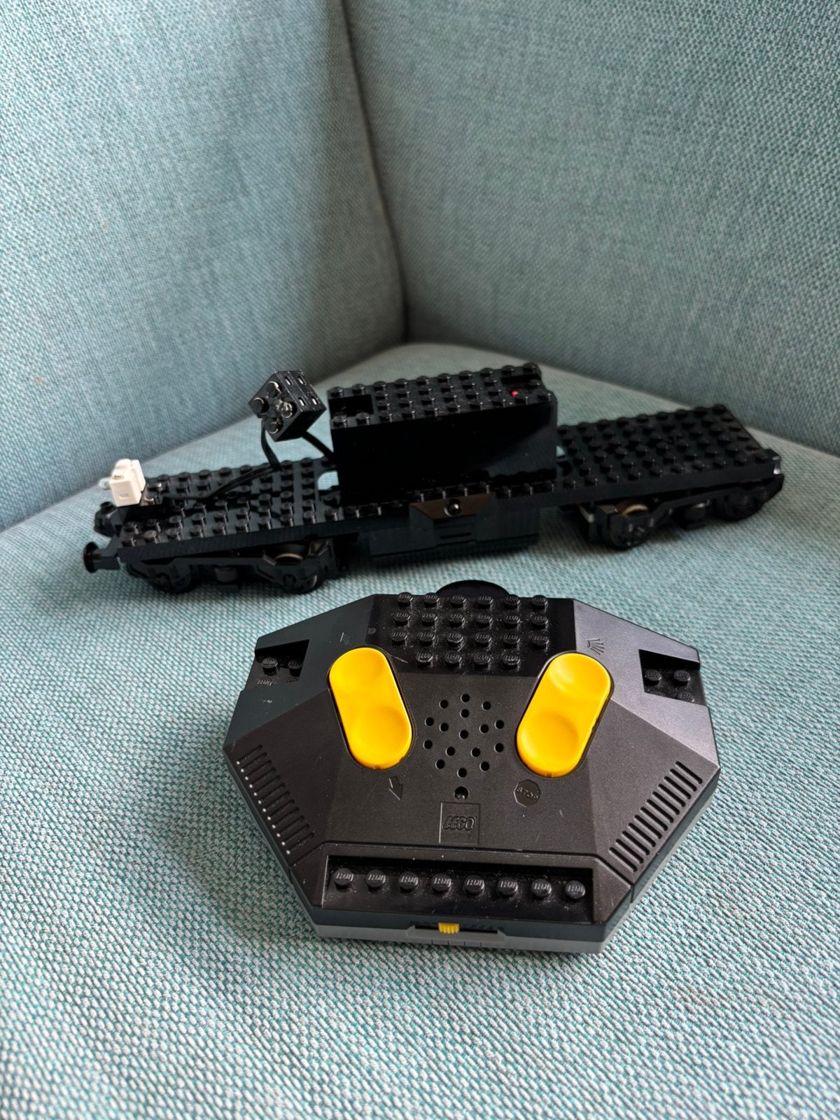 Lego trein onderstel 7898 met powerfuncties, Ophalen of Verzenden, Gebruikt, Lego
