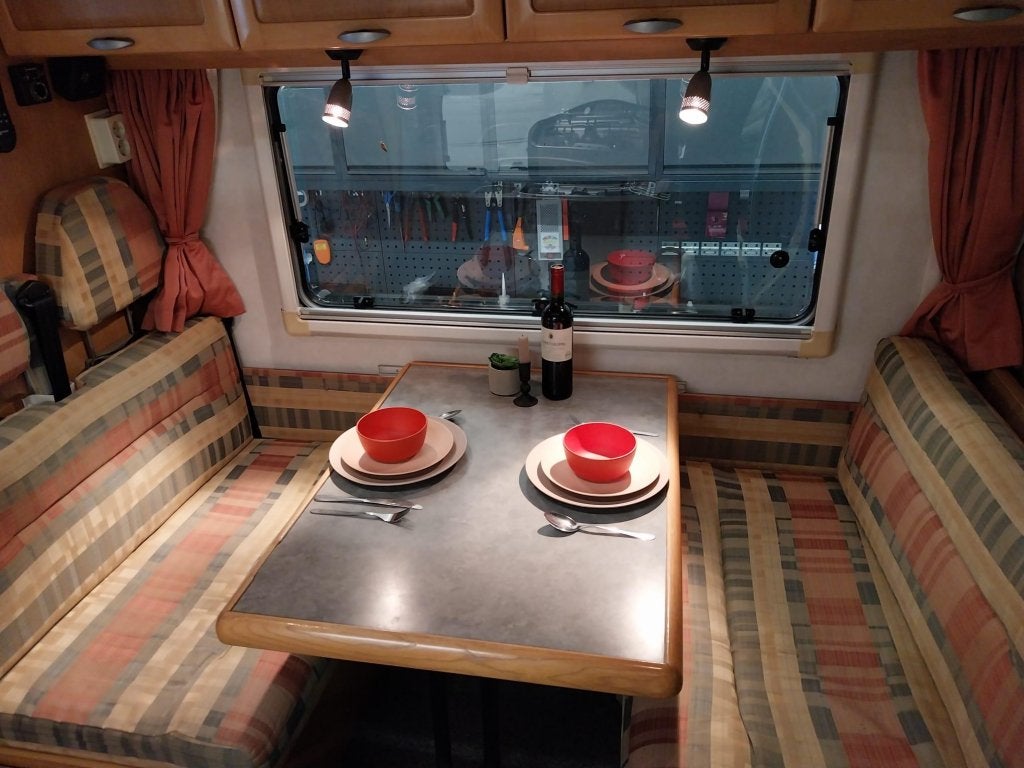 Leuke Hymer Tramp met Maxfann en zonnepaneel !!!, Niet ingevuld, Ringverwarming, Fiat, Treinzit