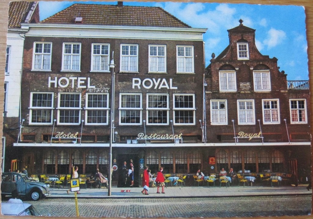 den Bosch - hotel café restaurant Royal - 1976, Ophalen of Verzenden, 1960 tot 1980, Gelopen, Noord-Brabant