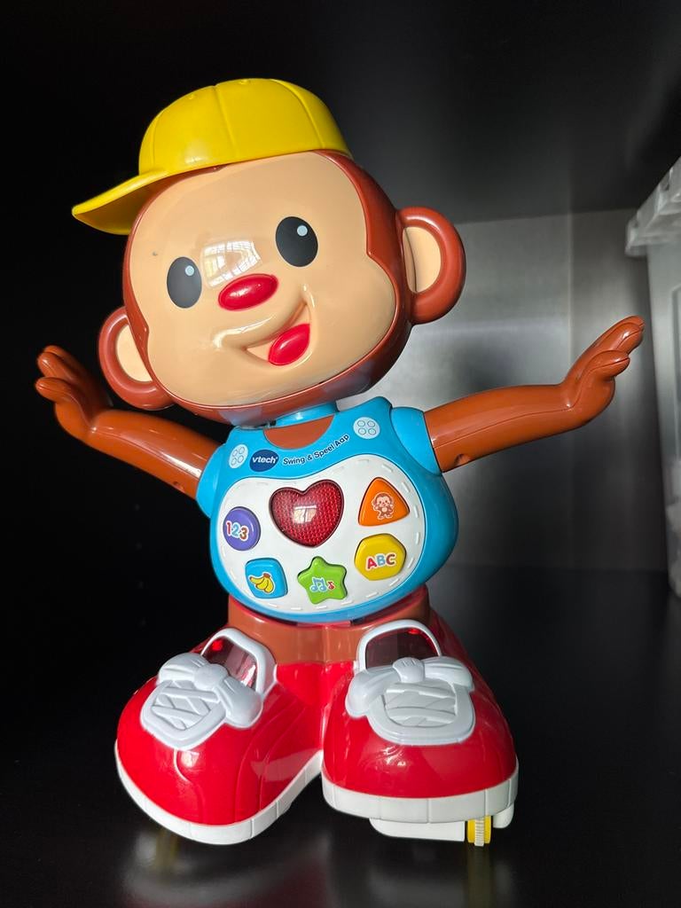 VTech Swing & Speel Aap - Interactief Speelgoed, Ophalen of Verzenden, Zo goed als nieuw, Overige typen, Met licht