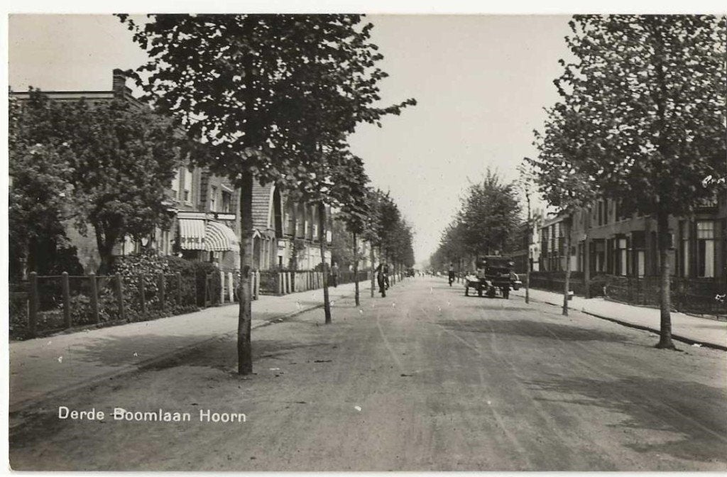 Hoorn-71 Derde  Boomlaan, Verzenden, 1920 tot 1940, Ongelopen, Noord-Holland