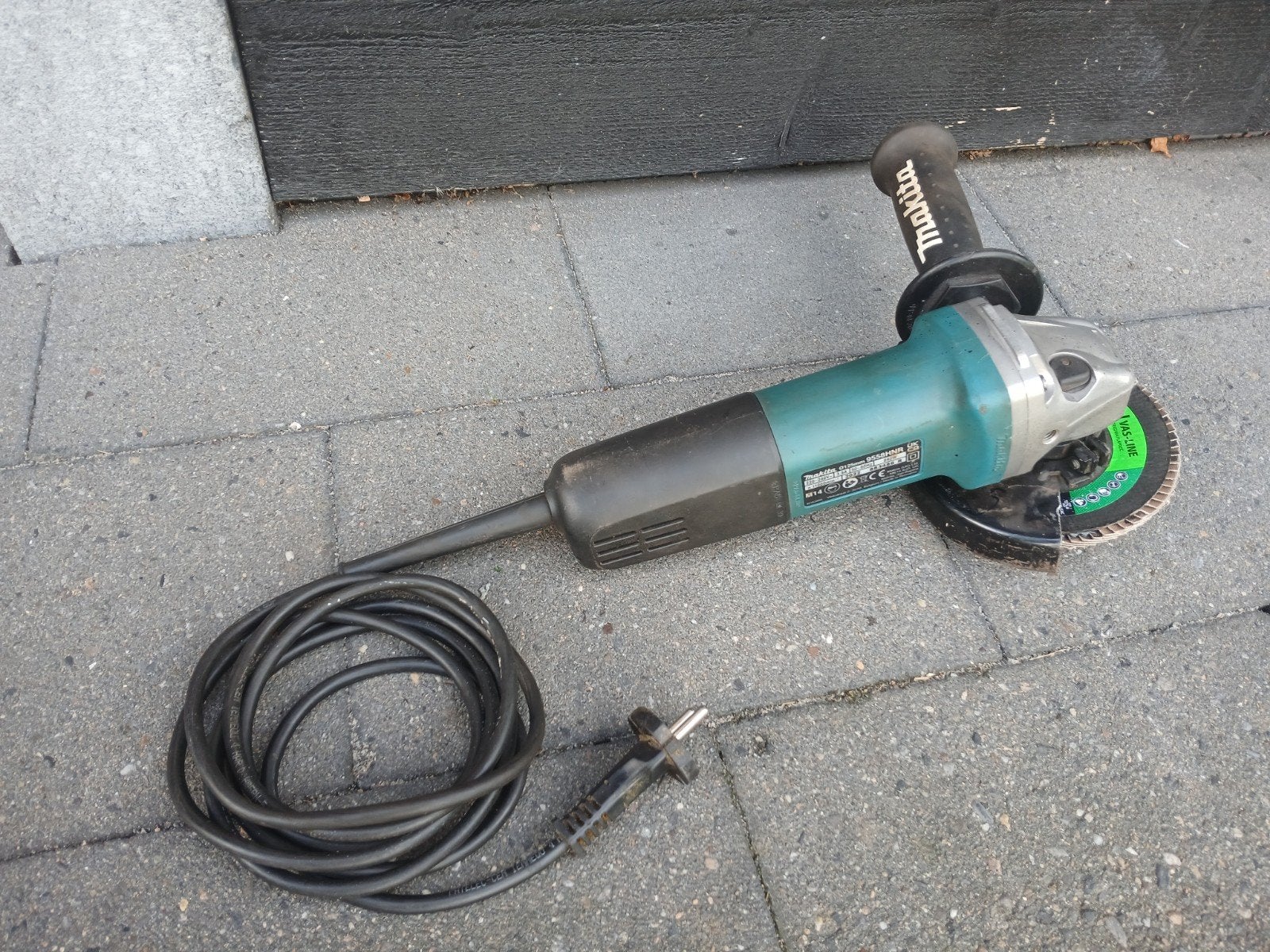 makita slijper slijptol  9558HNR, Ophalen of Verzenden, Minder dan 700 watt, Haakse handslijpmachine