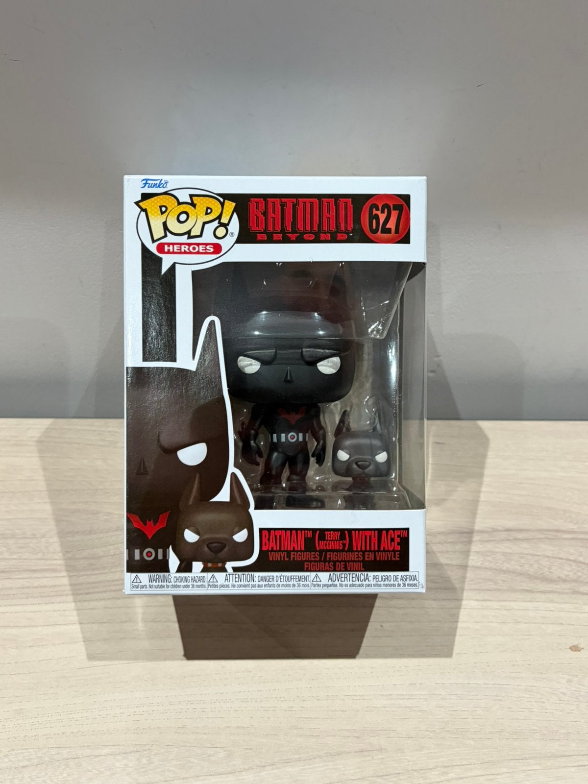 Funko Pop Batman Beyond 627 Batman Terry McGinnis w Ace DC, Funko Europe, Ophalen of Verzenden, Zo goed als nieuw, 4th floor, 1 Queen Caroline St, London W6 9YN, Verenigd Koninkrijk