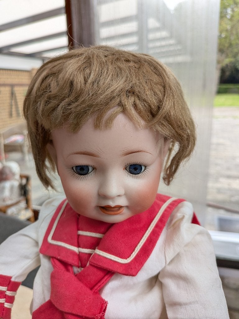 152 Hertel Schwab 46 cm toddler  + K&R 100 + Heubach 7902, Ophalen of Verzenden