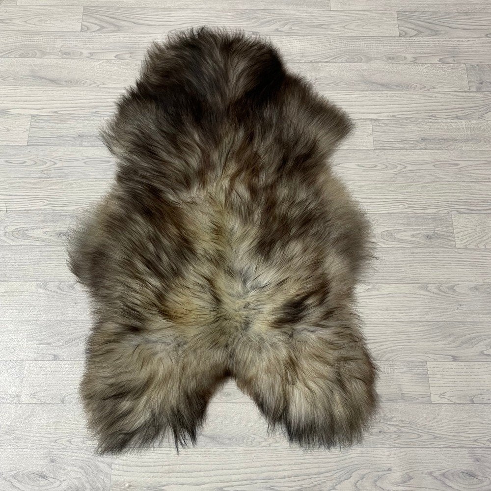 Schapenvacht IJslands multicolor 110x65cm #1867 | Lederstore, Landelijk, modern, Scandinavisch, industrieel, 100 tot 150 cm, Nieuw