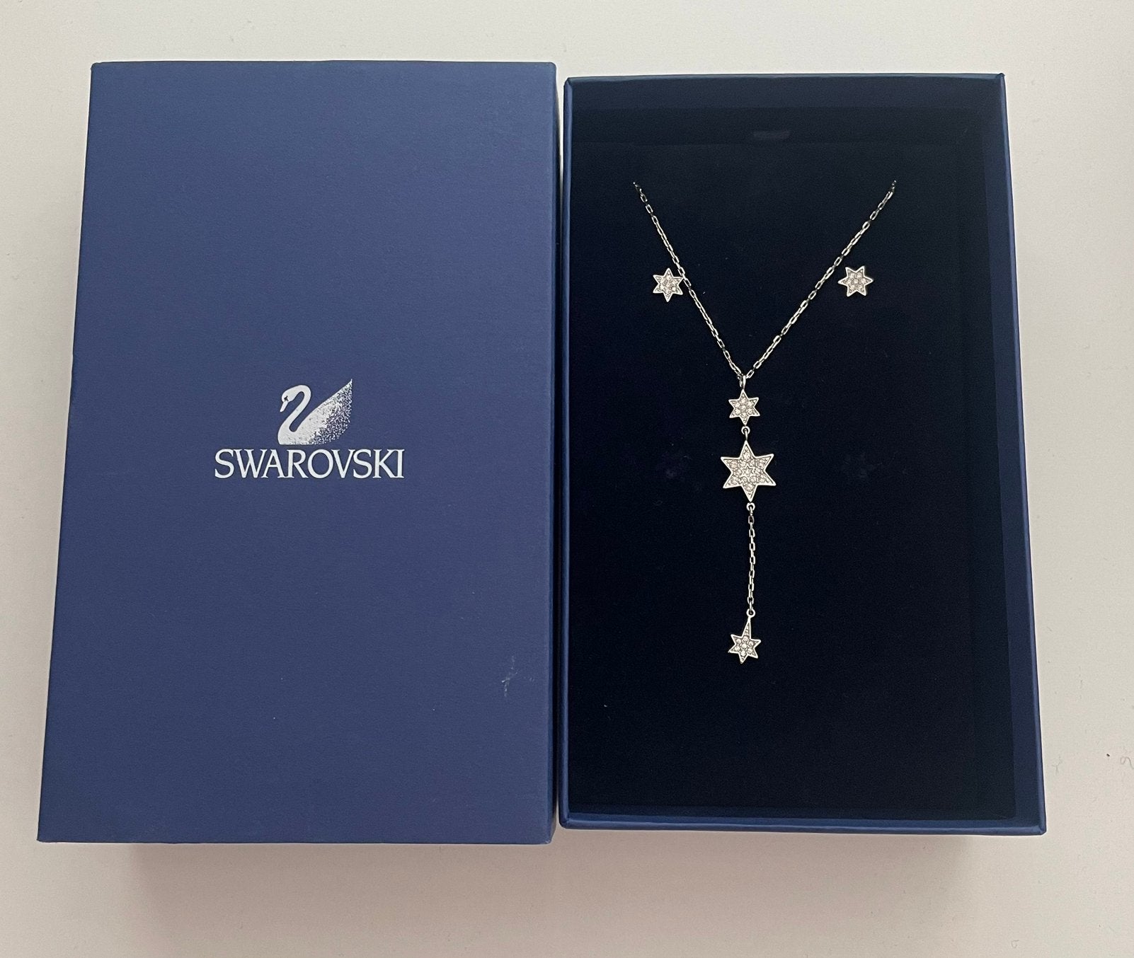 Swarovski set sterren, Sieraden, Tassen en Uiterlijk, Ophalen of Verzenden, Zo goed als nieuw