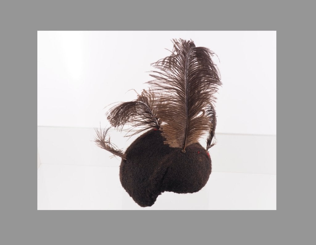 Zeldzame Karamojong Hair-cap Nr4 Karamoja Uganda (180701-04), Antiek en Kunst, Handgemaakt, Natuurlijk materiaal, Afrika, Overige typen
