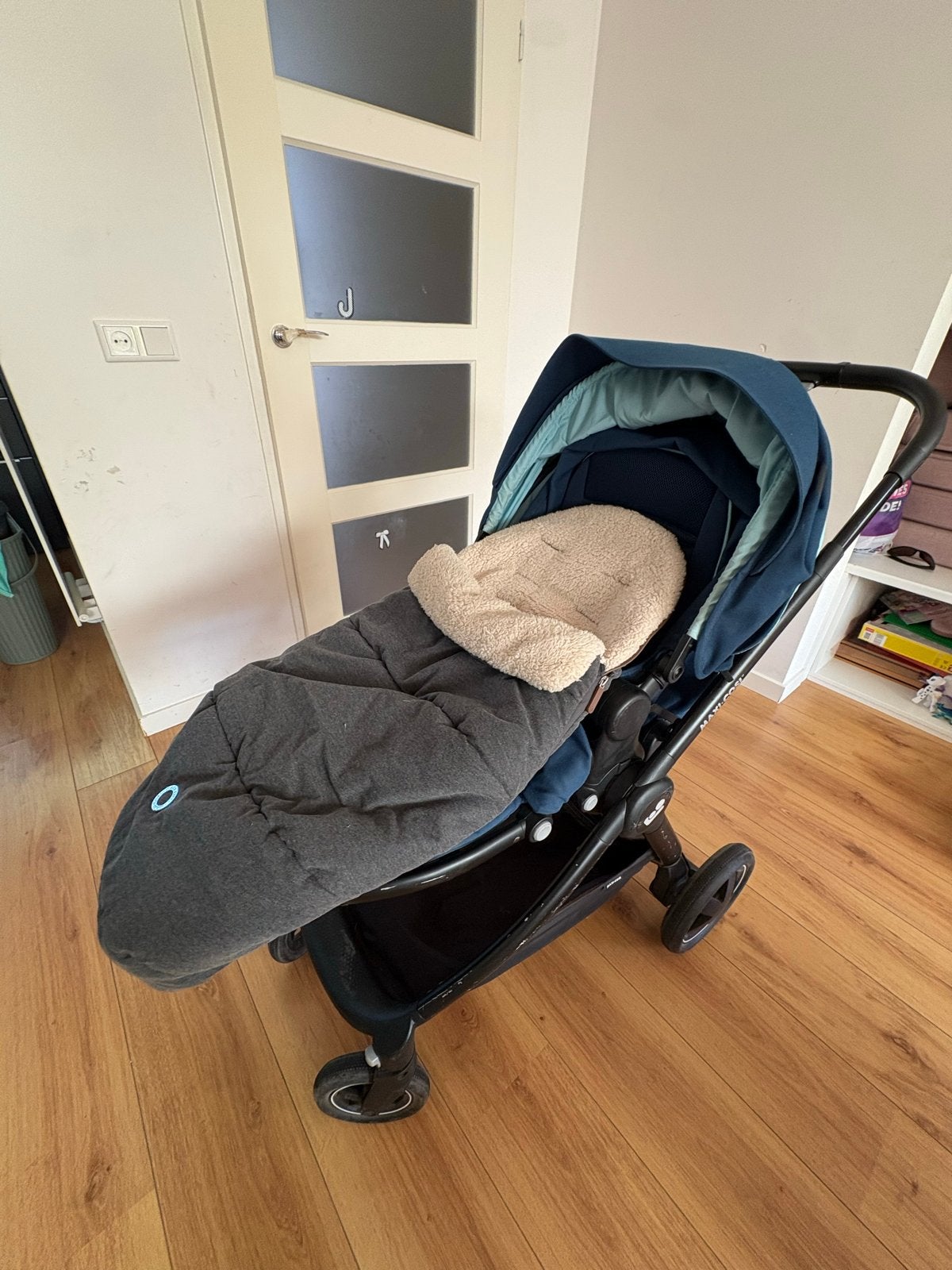 Maxi-Cosi Adorra 2 kinderwagen met voetenzak, Gebruikt, Met reiswieg, Maxi-Cosi, Ophalen