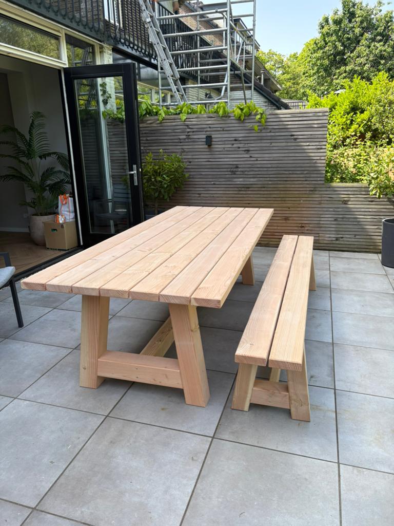 Tuintafel douglas, Ophalen of Verzenden, Nieuw, Rechthoekig, Hout