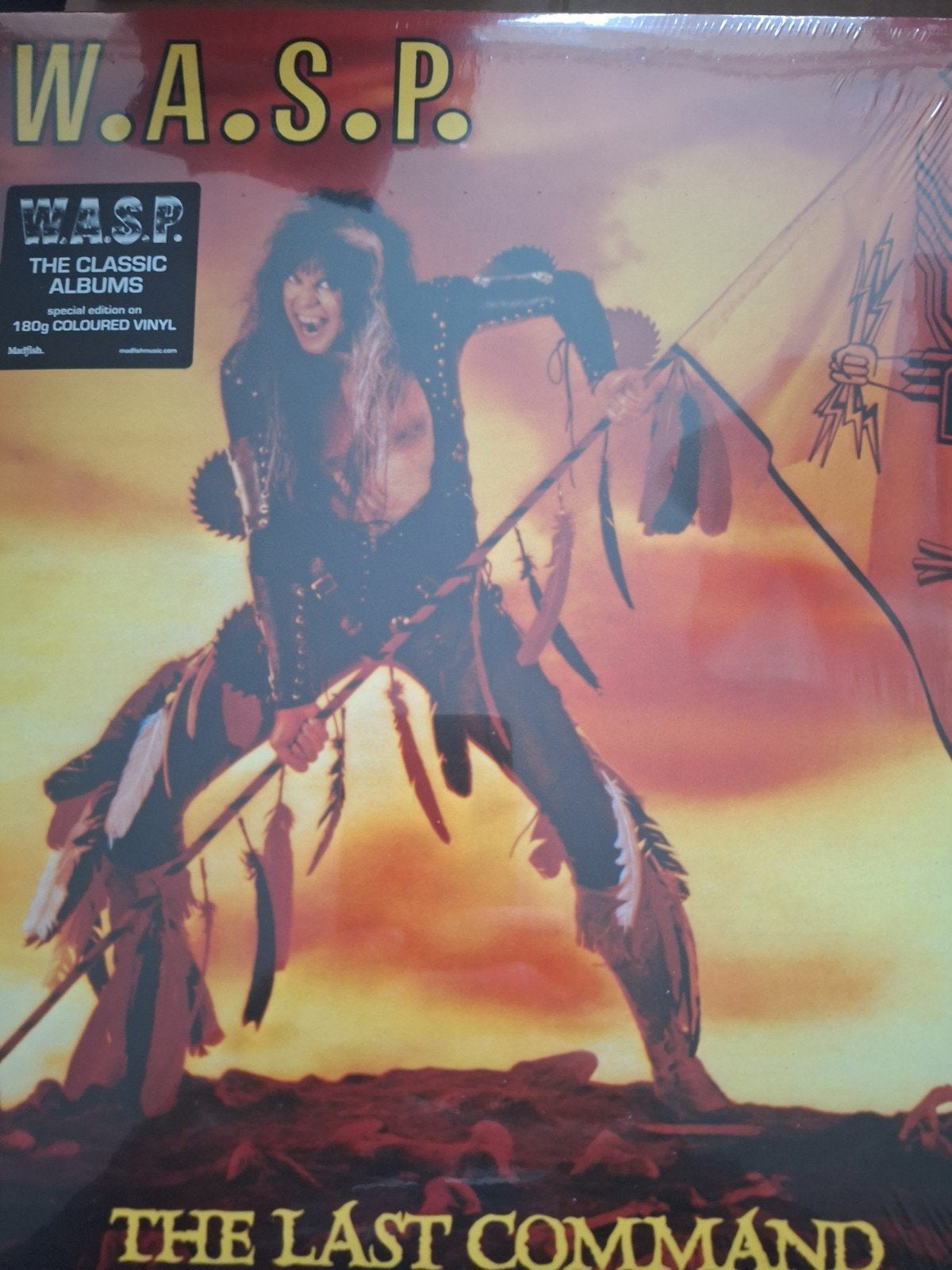 W.A.S.P. - The Last Command lp (Gekleurd Vinyl), LP, Verzenden, Hard Rock, Colored vinyl