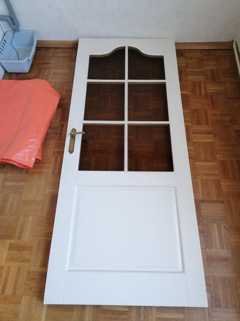 Binnendeur 211x87,5 cm, Doe-het-zelf en Verbouw, Deuren en Horren, Ophalen, 80 tot 100 cm, Binnendeur, Zo goed als nieuw