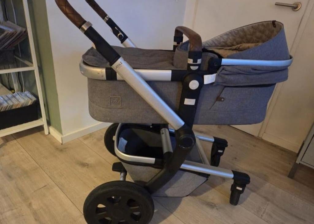 Joolz Day 2 kinderwagen met reiswieg en zitje, Gebruikt, Combiwagen, Verstelbare duwstang, Ophalen