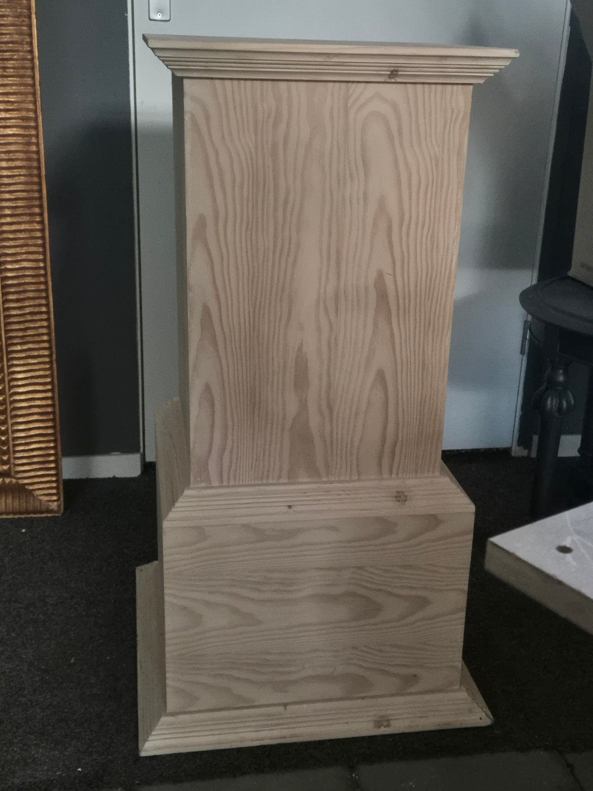 Houten sokkel/zuil - onbehandeld grenen, Ophalen