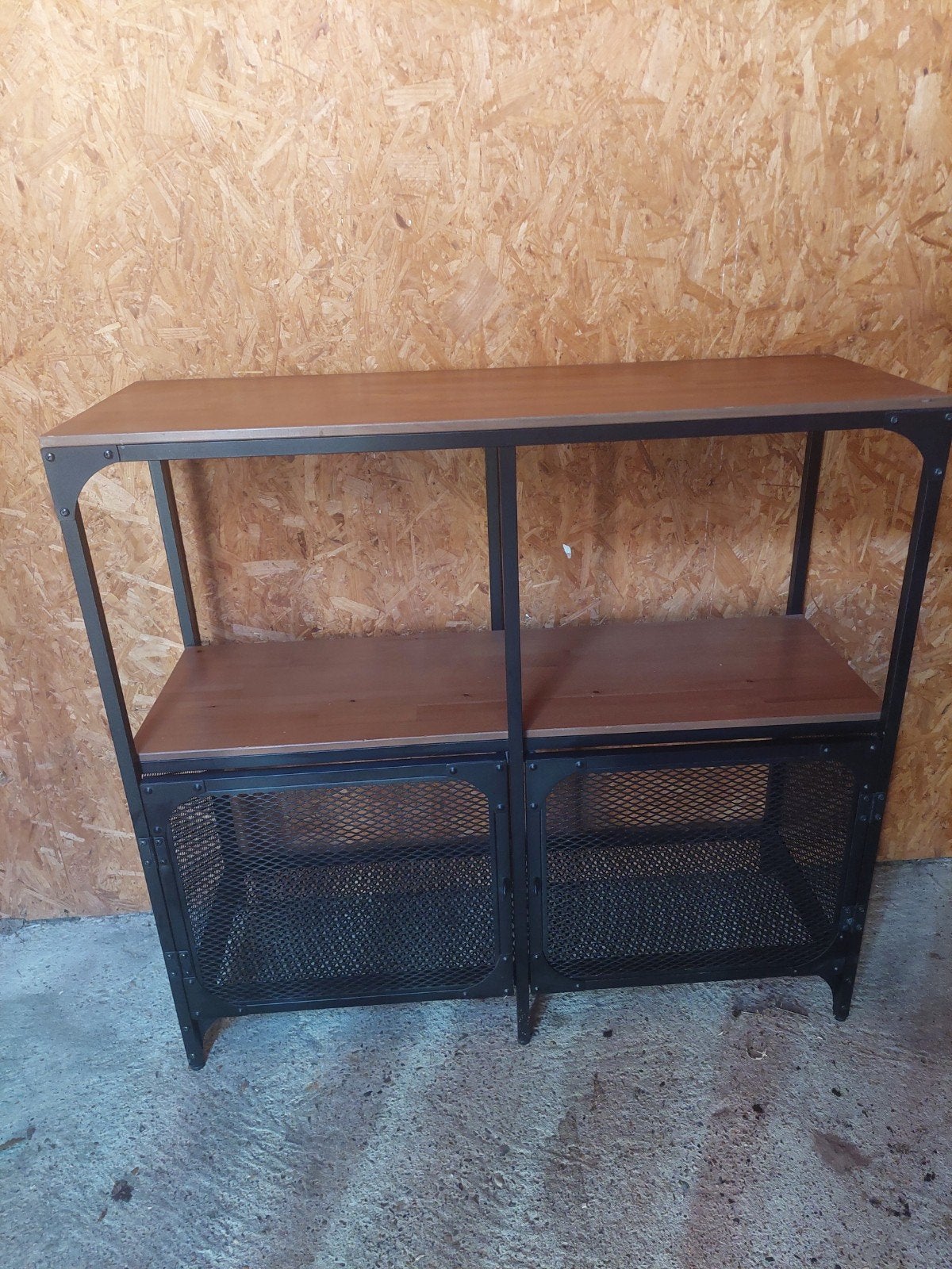 Ikea FJÄLLBO
Stellingkast, zwart, 100x95 cm, Ophalen, Gebruikt, 25 tot 50 cm, Rechthoekig