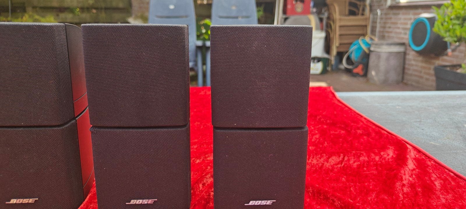 Bose dubbele Cube luidsprekers 3x zwart, Audio, Tv en Foto, Overige merken, 70 watt of meer, Ophalen of Verzenden, Zo goed als nieuw
