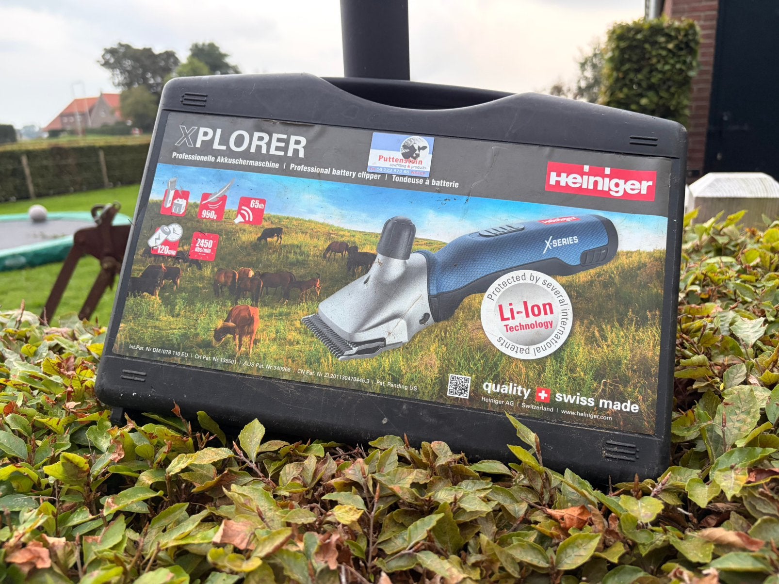 Heiniger Xplorer professionele accu-scheermachine., Oktober, Meerdere dieren