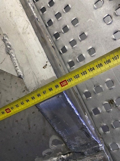 Aluminium ramp, Ophalen, Gebruikt, Aluminium