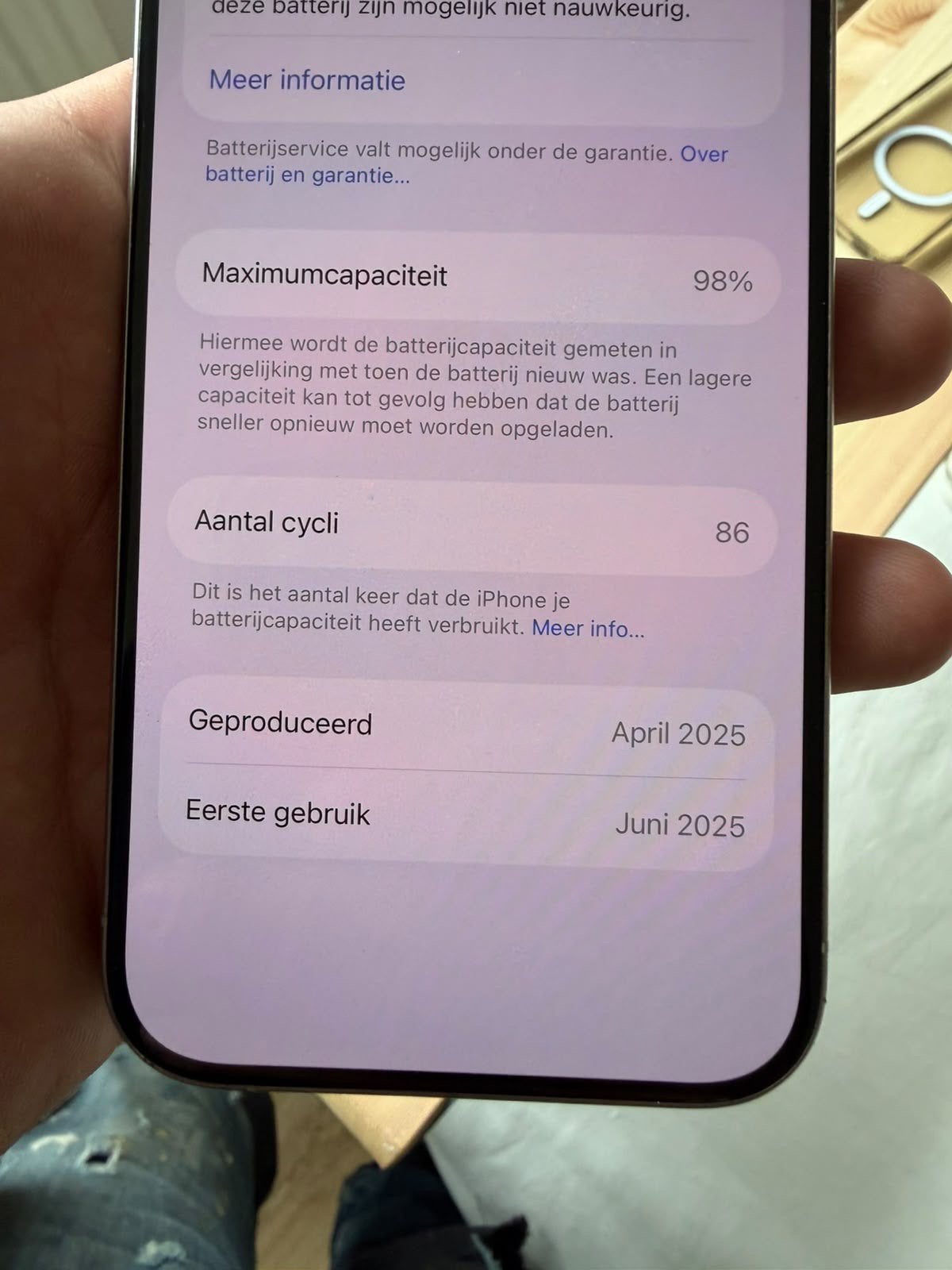 Iphone 15 pro, Ophalen, Zo goed als nieuw, 128 GB, IPhone 15 Pro
