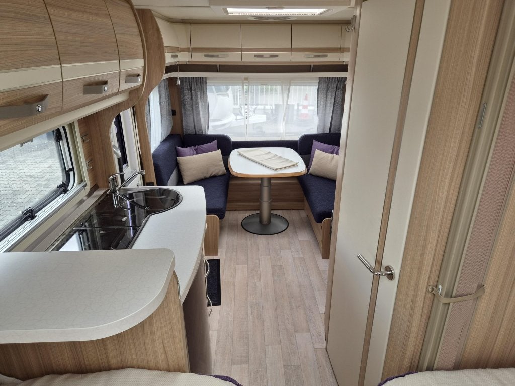 Fendt Bianco Selection 465 TG Enkele bedden - Luifel, Caravans en Kamperen, Caravans, Standaardzit, Bedrijf, Fendt, 5 tot 6 meter