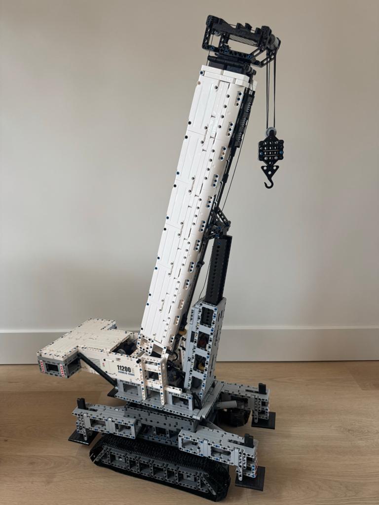 Mould King 17002 Kraan - Crawler Crane Technic, Ophalen of Verzenden, Zo goed als nieuw, Overige merken