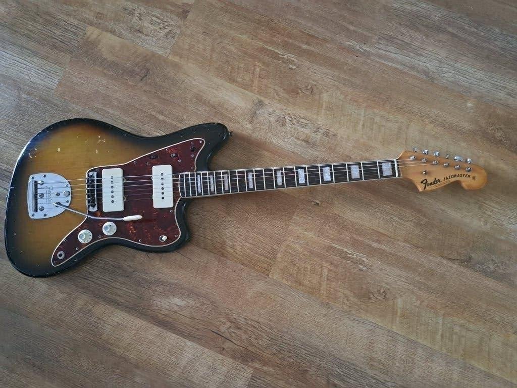 Fender Jazzmaster 1967 sunburst, Ophalen, Gebruikt, Solid body, Fender