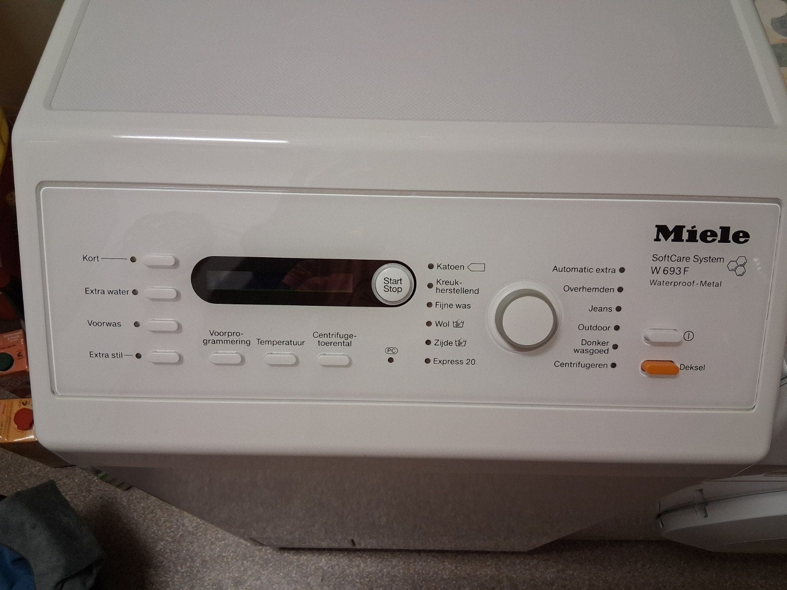 Miele W 693 F WPM Bovenlader Wasmachine, Witgoed en Apparatuur, Ophalen