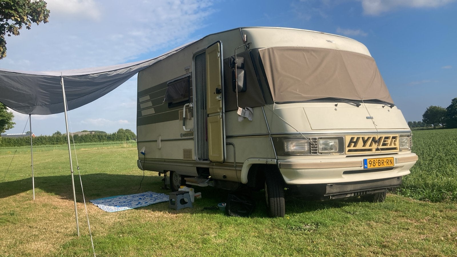 Hymer Fiat Ducato 290 2.5 TD 1992, Caravans en Kamperen, Integraal, Fiat, Boiler, Particulier