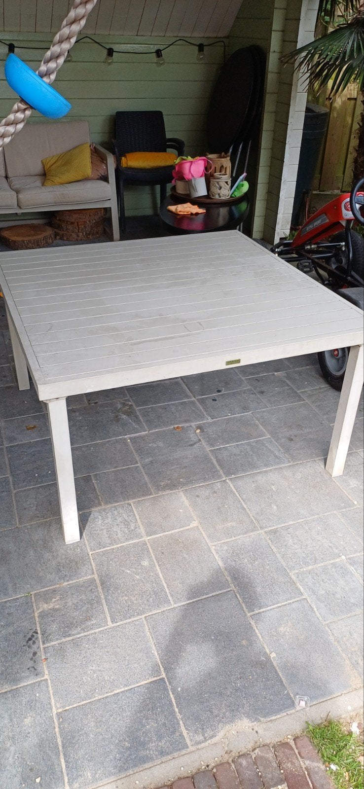 Garden Impressions Tuintafel - Aluminium 118x118x66 cm, Tuin en Terras, Ophalen