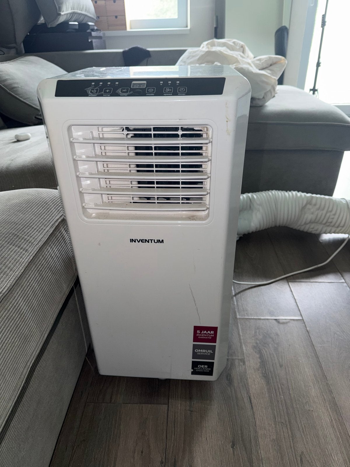 Inventum Mobiele Airco - Koelen, Ventileren, Ontvochtigen, Gebruikt, Minder dan 60 m³, Timer, 3 snelheden of meer