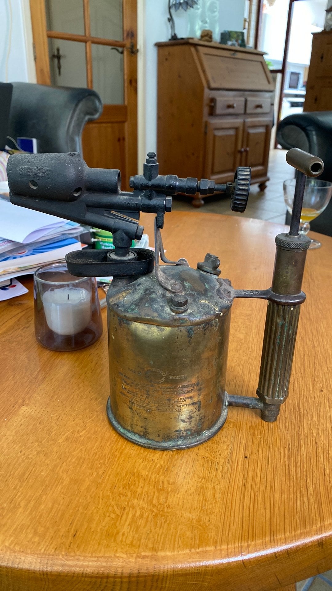 Max Sievert type 257 brander., Ophalen
