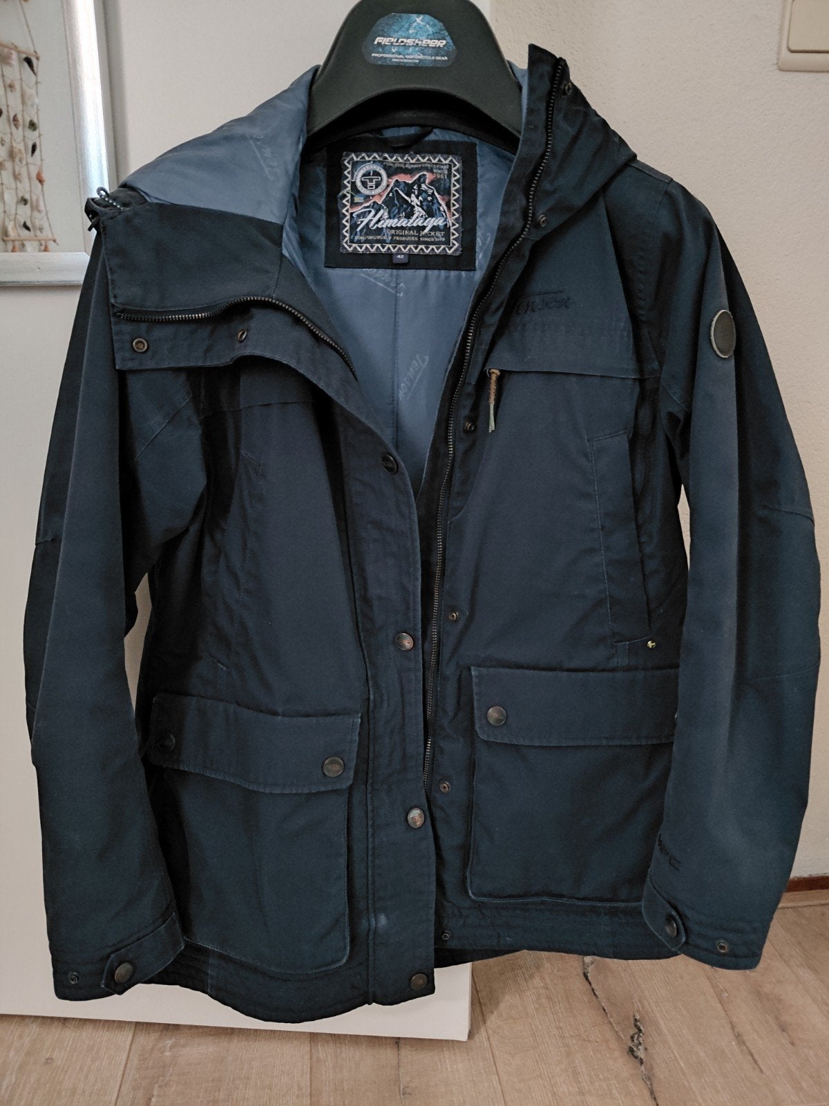 Tenson Parka winterjas donkerblauw maat 42, Blauw, Tenson, Maat 42/44 (L), Ophalen of Verzenden