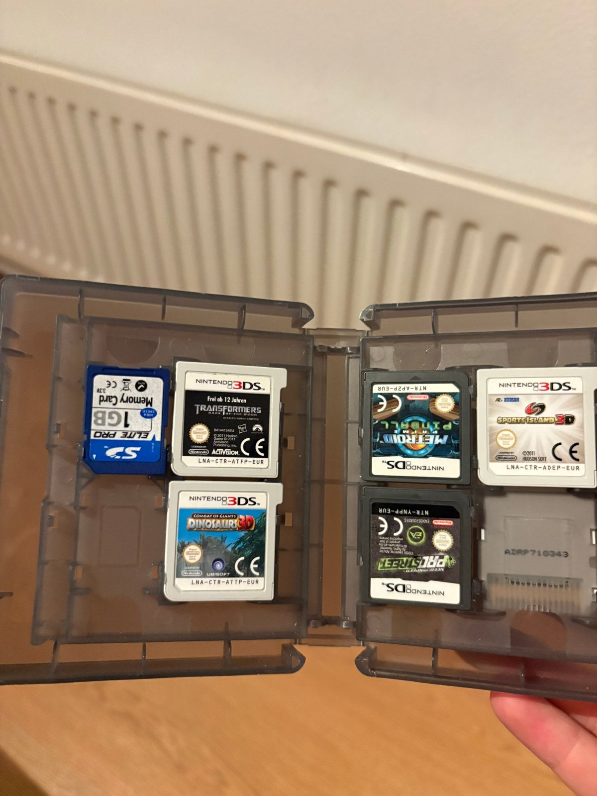 Nintendo 3DS Aqua Blauw met 7 games en 1GB SD kaart, Ophalen, Blauw, 3DS, Gebruikt
