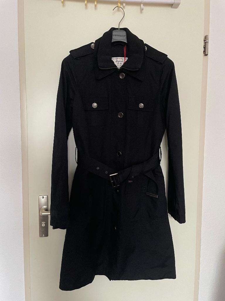 Esprit coat, Kleding | Dames, Maat 38/40 (M), Zwart, Nieuw, Ophalen of Verzenden