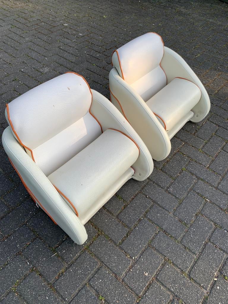 Set van 2 gebruikte Springfield stoelen, stuurstoel, Watersport en Boten, Ophalen, Gebruikt