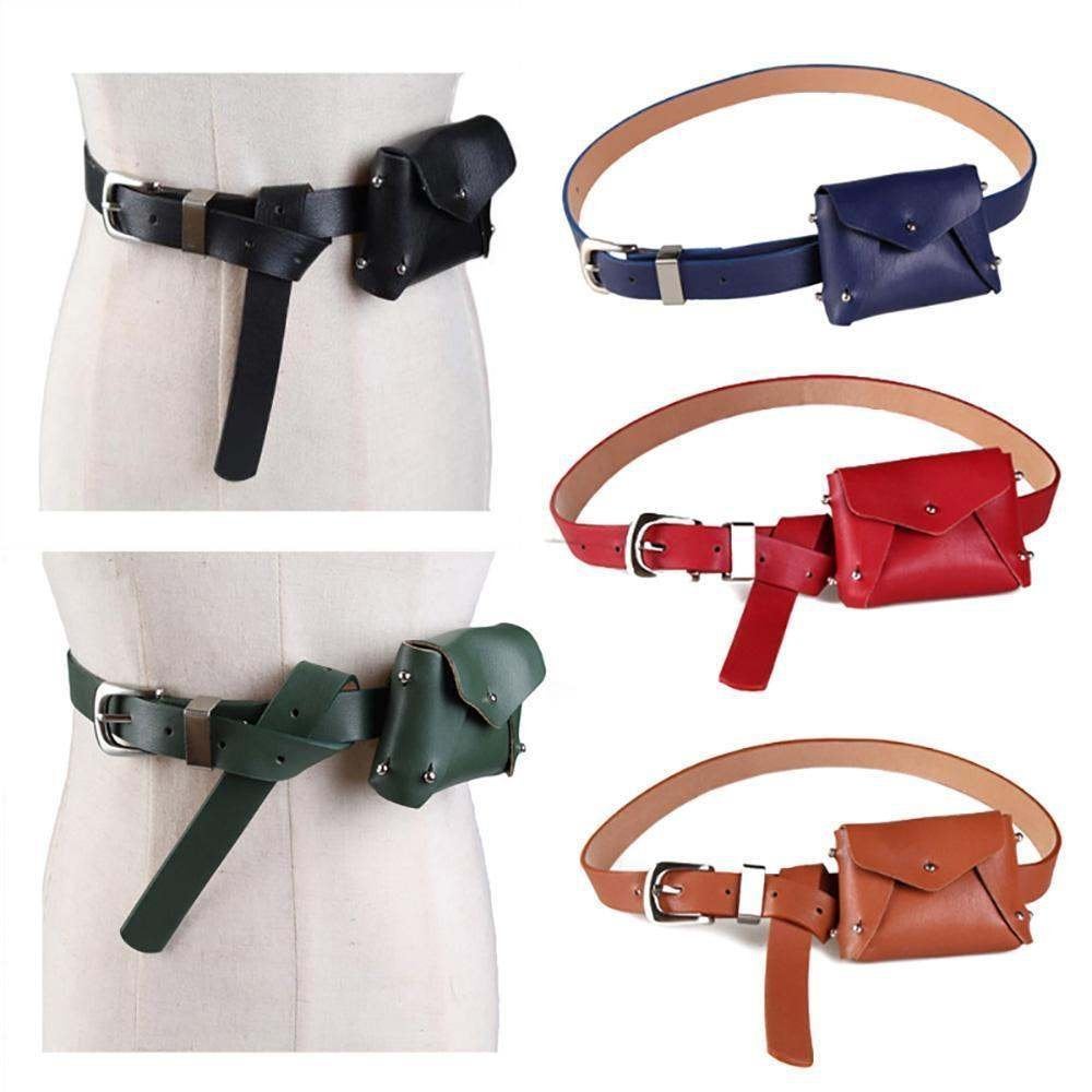 Vrouwen riem heuptasje (klein heup tasje rood blauw zwart), Verzenden, Nieuw