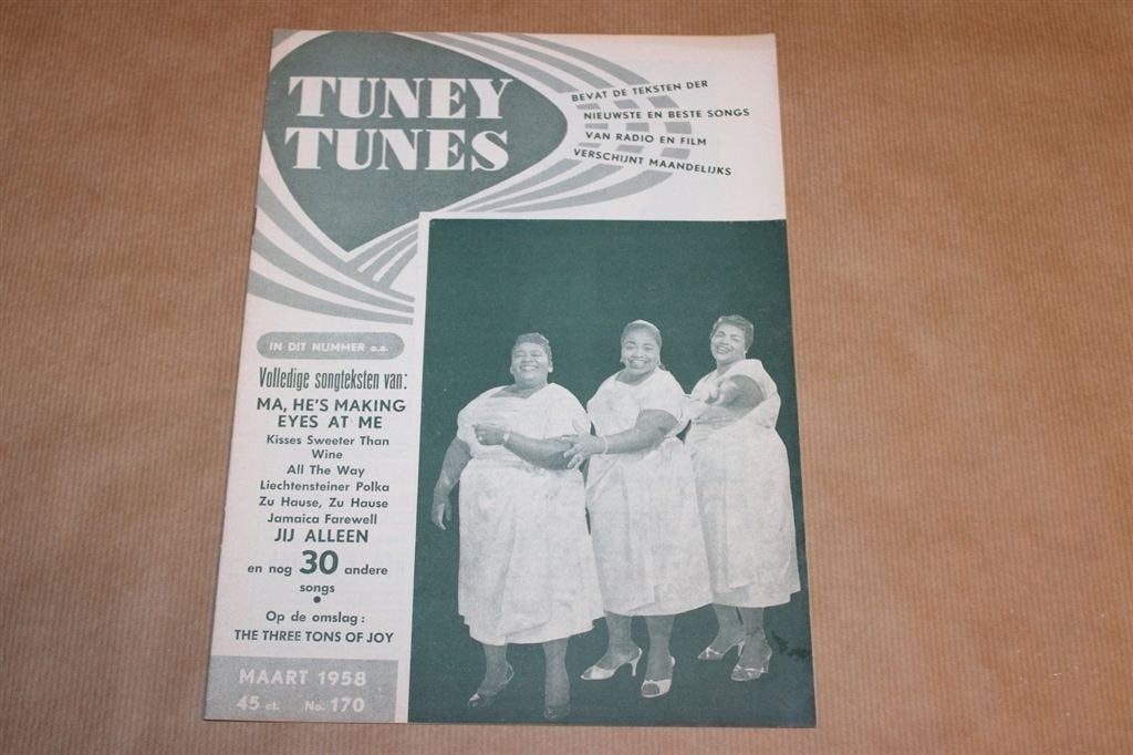 Tuney Tunes - No. 170 - Maart 1958, Ophalen of Verzenden, 1940 tot 1960, Knipsel(s)