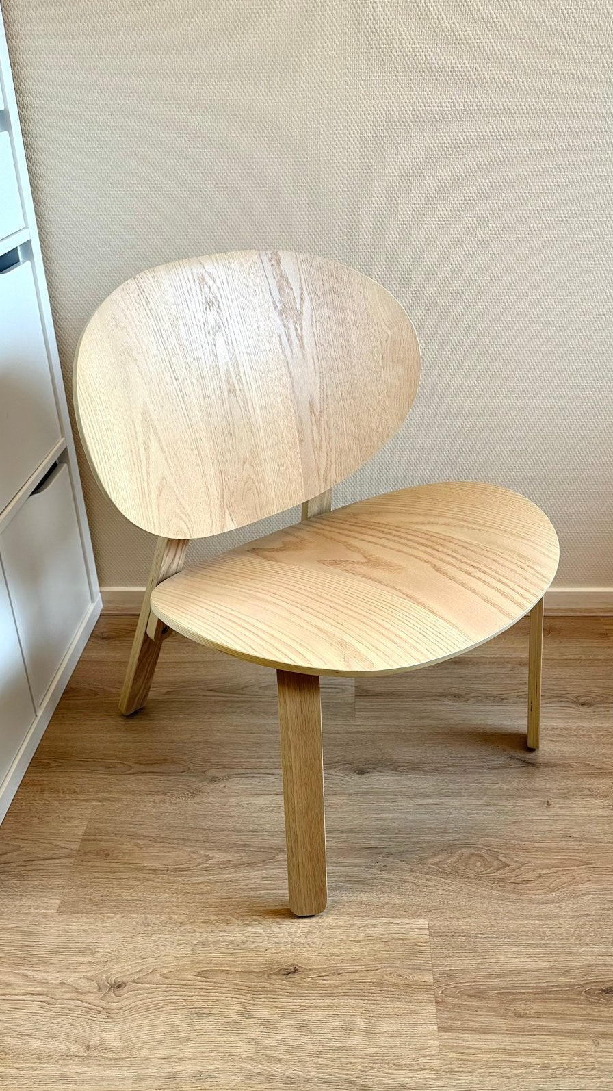 FRÖSET fauteuil IKEA eiken hout, Ophalen, Wit, Zo goed als nieuw, Eén