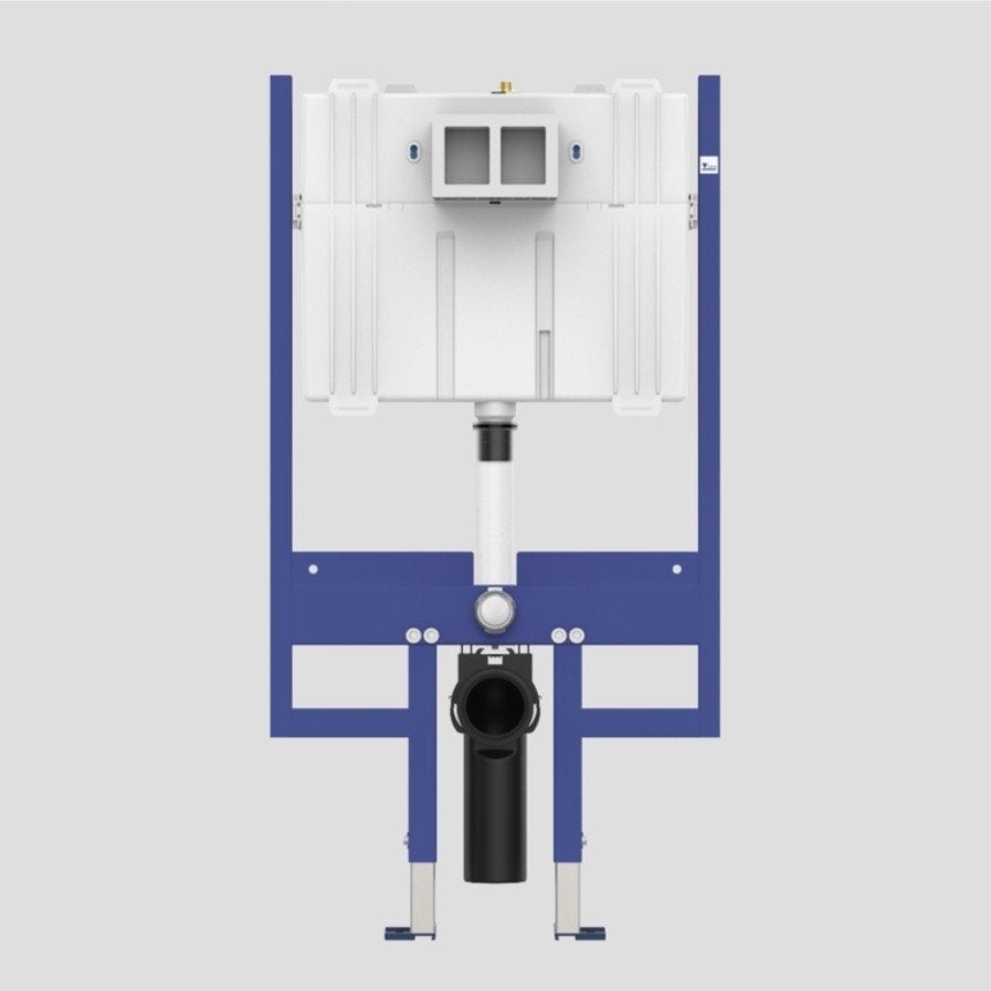 nieuw inbouwreservoir met druk knop voor kleine ruimtes, Ophalen, Nieuw, Toilet