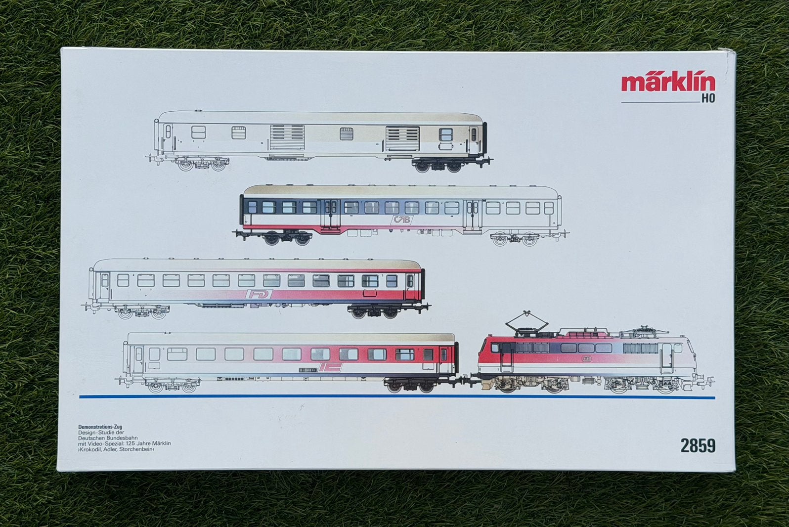 Märklin 2859 H0 Demonstratietrein (digitaal), Wisselstroom, Locomotief, Ophalen of Verzenden, Zo goed als nieuw