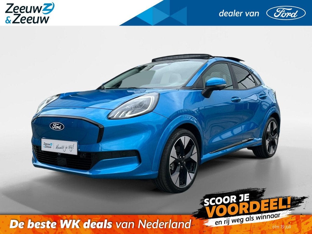 Ford Puma Gen-E Premium 44 kWh | €3.400,- Korting! | 0,99%, 12 maanden, Puma, 750 kg, Leder en Stof